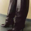Lederstiefel mit Absatz Lederstiefel mit Absatz