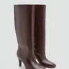 Lederstiefel mit Absatz Lederstiefel mit Absatz