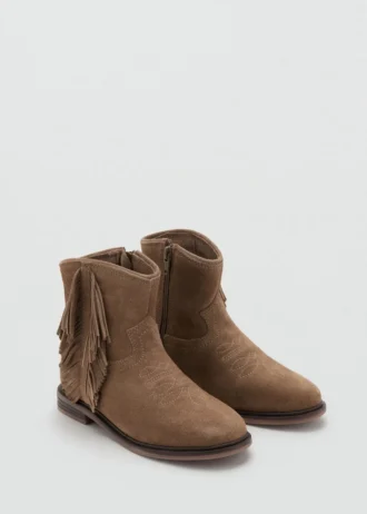 Lederstiefel mit Fransen