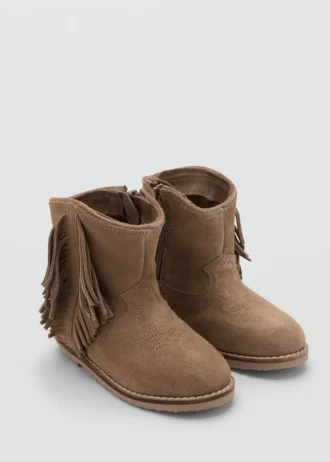 Lederstiefel mit Fransen