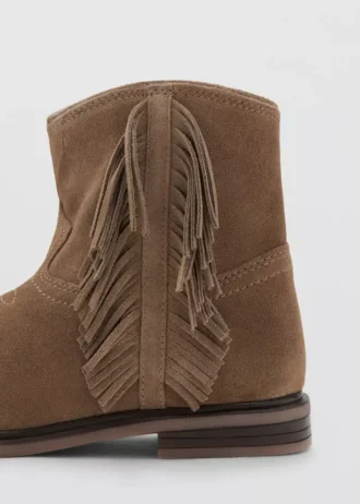 Lederstiefel mit Fransen