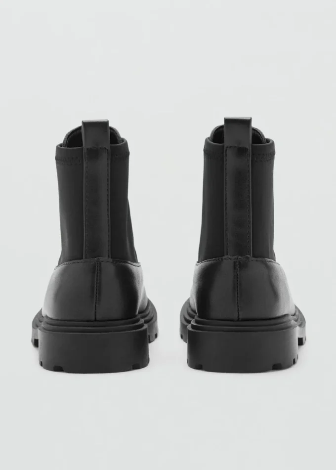 Lederstiefeletten mit Reißverschluss Lederstiefeletten mit Reißverschluss