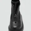 Lederstiefeletten mit Reißverschluss Lederstiefeletten mit Reißverschluss