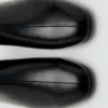 Lederstiefeletten mit Reißverschluss