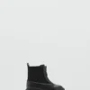 Lederstiefeletten mit Reißverschluss Lederstiefeletten mit Reißverschluss