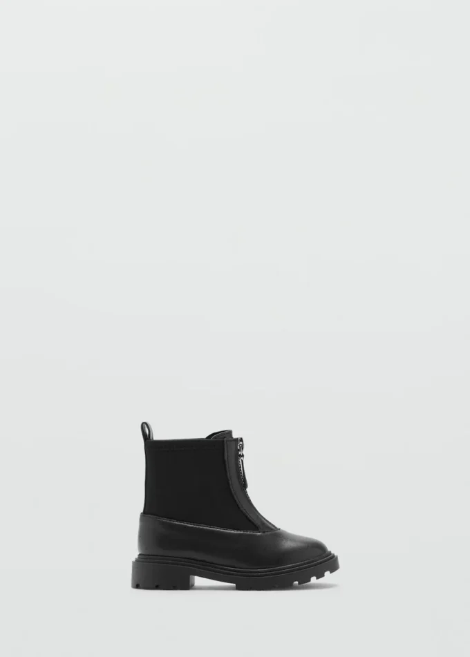 Lederstiefeletten mit Reißverschluss Lederstiefeletten mit Reißverschluss