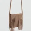 Ledertasche mit Fransen