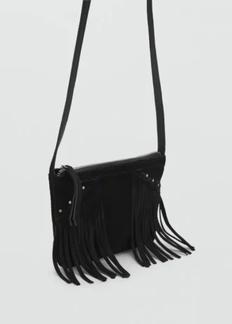 Ledertasche mit Fransen