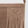 Ledertasche mit Fransen
