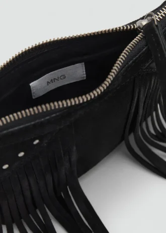 Ledertasche mit Fransen