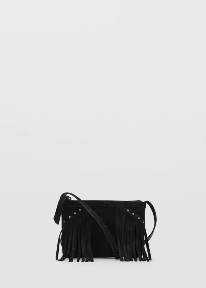 Ledertasche mit Fransen