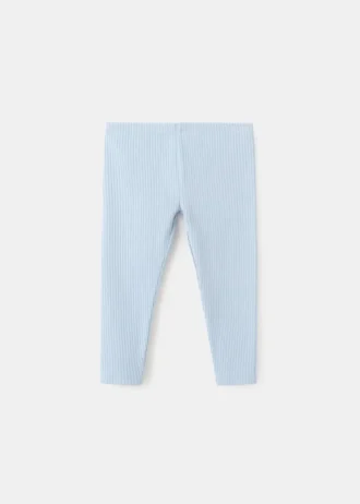 Leggings aus Baumwollrippstoff