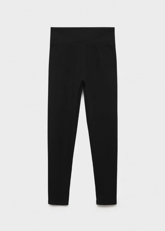 Leggings aus Baumwollrippstoff Leggings aus Baumwollrippstoff