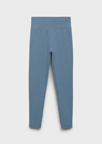 Leggings aus Baumwollrippstoff