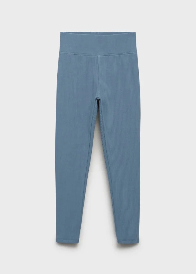 Leggings aus Baumwollrippstoff Leggings aus Baumwollrippstoff