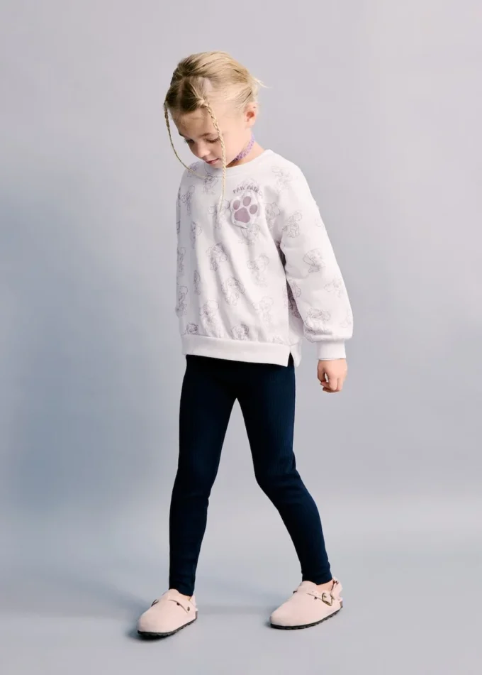Leggings aus Baumwollrippstoff Leggings aus Baumwollrippstoff