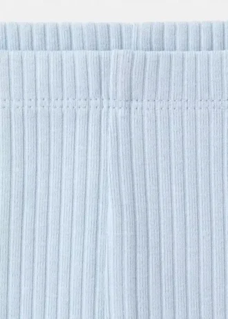 Leggings aus Baumwollrippstoff