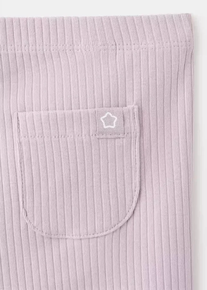 Leggings aus Baumwollrippstoff Leggings aus Baumwollrippstoff