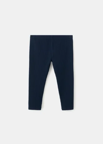 Leggings aus Baumwollrippstoff