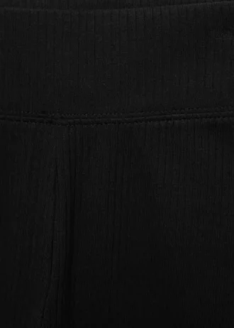 Leggings aus Baumwollrippstoff