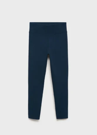 Leggings aus Baumwollrippstoff