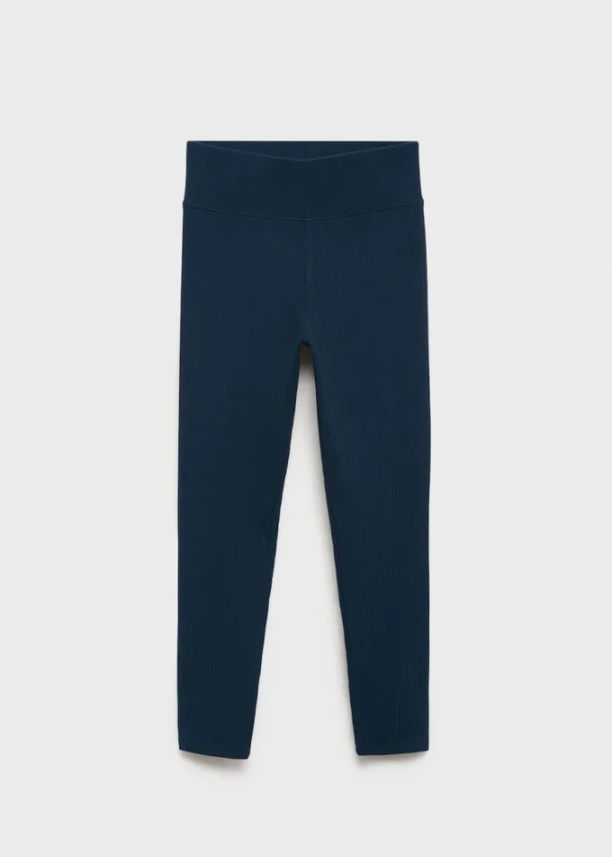 Leggings aus Baumwollrippstoff Leggings aus Baumwollrippstoff