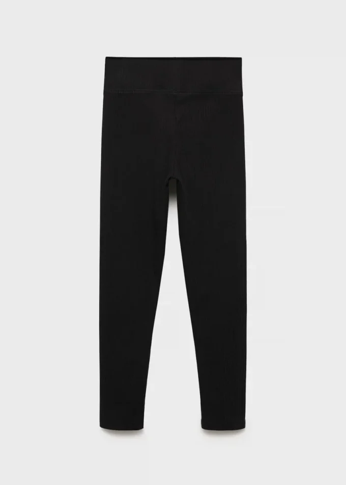 Leggings aus Baumwollrippstoff Leggings aus Baumwollrippstoff