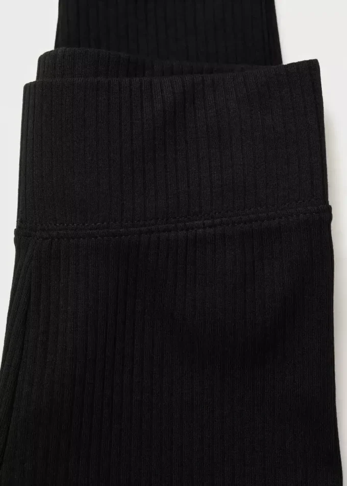 Leggings aus Baumwollrippstoff Leggings aus Baumwollrippstoff