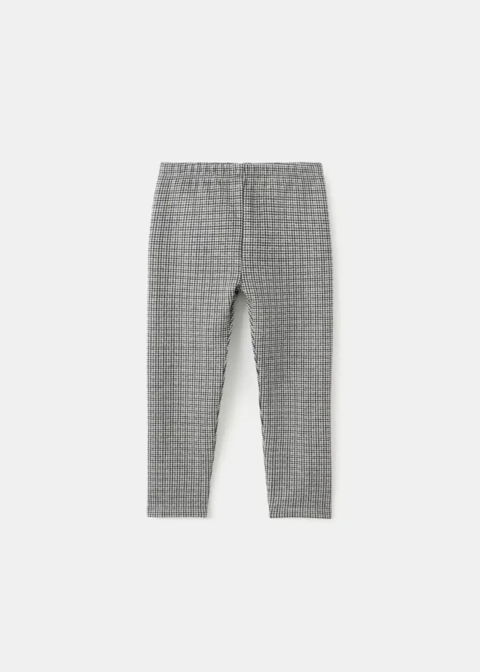 Leggings mit Hahnentrittmuster