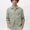 Leichtes Overshirt aus 100 % Leinen Leichtes Overshirt aus 100 % Leinen