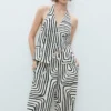 Leinenhose mit geometrischem Print Leinenhose mit geometrischem Print
