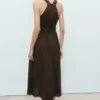 Leinenkleid mit Gürtel Leinenkleid mit Gürtel