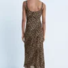 Leoparden-Midikleid Leoparden-Midikleid