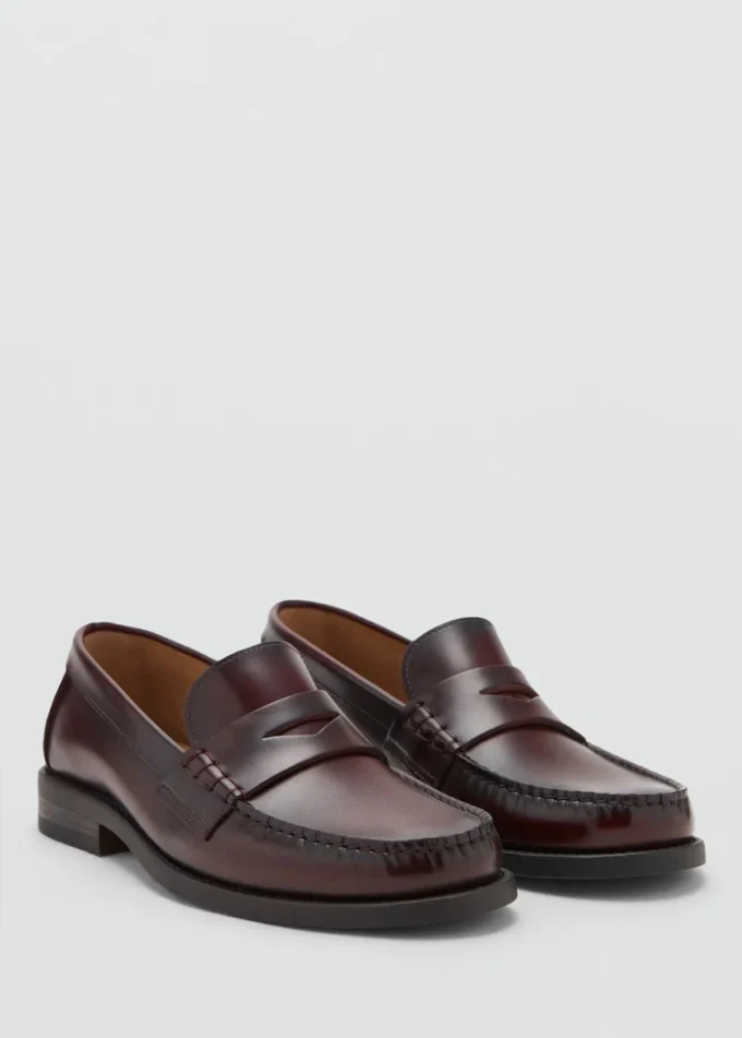 Loafer aus gealtertem Leder Loafer aus gealtertem Leder