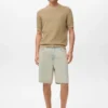 Locker sitzende Bermudashorts im Denim-Stil Locker sitzende Bermudashorts im Denim-Stil