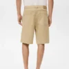 Locker sitzende Bermudashorts im Denim-Stil Locker sitzende Bermudashorts im Denim-Stil