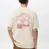 Lockere Passform, bedrucktes T-Shirt Lockere Passform, bedrucktes T-Shirt
