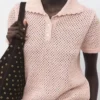 Lurex-Häkelpullover