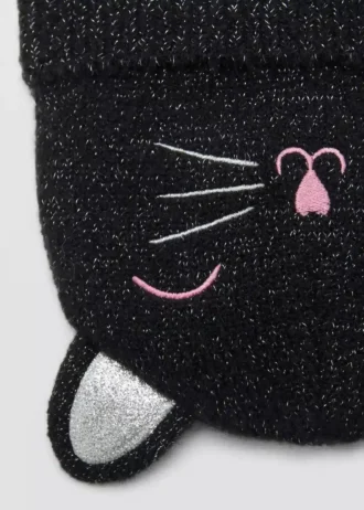 Lurex-Kitty-Mütze