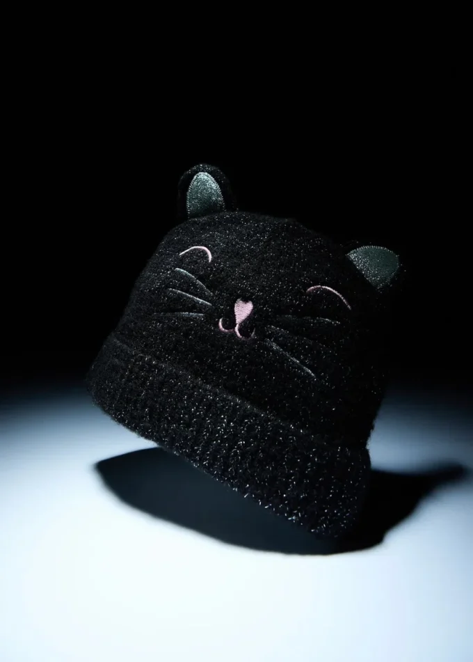 Lurex-Kitty-Mütze