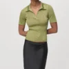 Lurex-Pullover mit Rollkragen