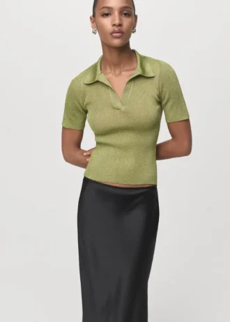 Lurex-Pullover mit Rollkragen Lurex-Pullover mit Rollkragen
