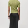 Lurex-Pullover mit Rollkragen