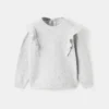 Lurex-Pullover mit Rüschen
