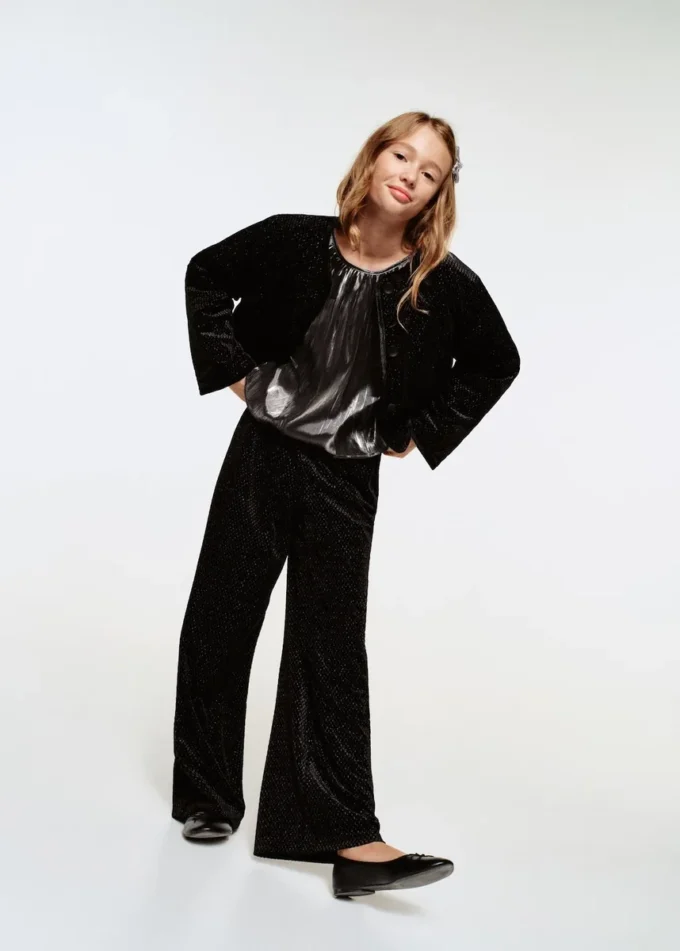 Lurex-Samt-Hose Lurex-Samt-Hose