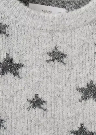 Lurex-Stern-Pullover Lurex-Stern-Pullover