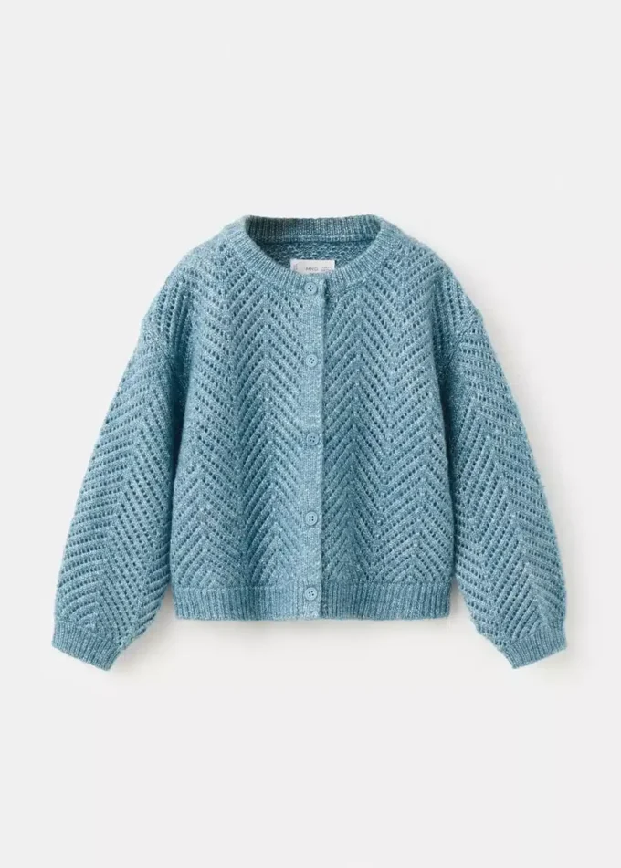Lurex-Strickjacke Lurex-Strickjacke