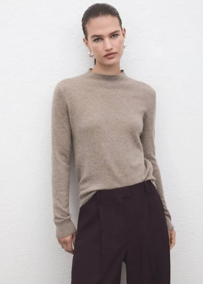 Lurex-Strickpullover