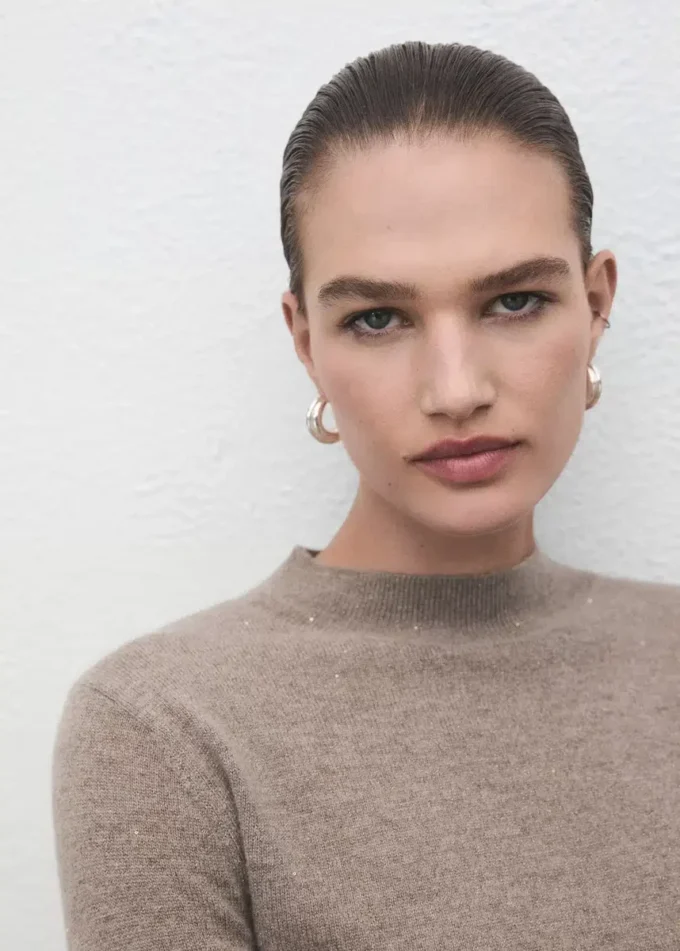 Lurex-Strickpullover