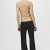 Lurex-T-Shirt mit Perkins-Ausschnitt Lurex-T-Shirt mit Perkins-Ausschnitt